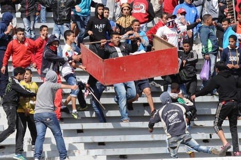 الدار البيضاء … ضبط 45 شخصا للاشتباه في تورطهم بالشغب الرياضي
