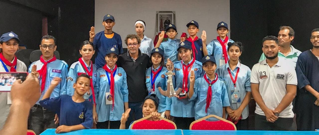 سيدي يحيى الغرب … استقبال الأبطال للفرقة المتوجة بجائزة أحسن إخراج مسرحي بالأردن
