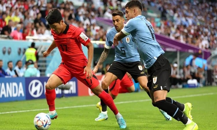 المنتخب الأوروغواني يتعادل مع نظيره الكوري الجنوبي (0-0) في فعاليات كأس العالم قطر 2022