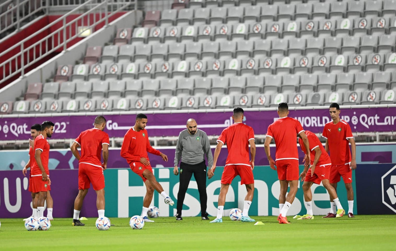  المنتخب الوطني المغربي يهزم جورجيا بثلاثية نظيفة  قبل انطلاق مباريات كأس العالم قطر 2022