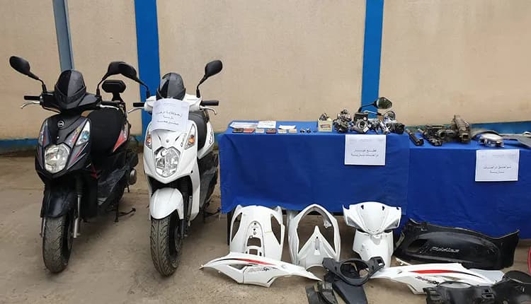 مكناس … تفكيك عصابة متخصصة في سرقة الدراجات النارية