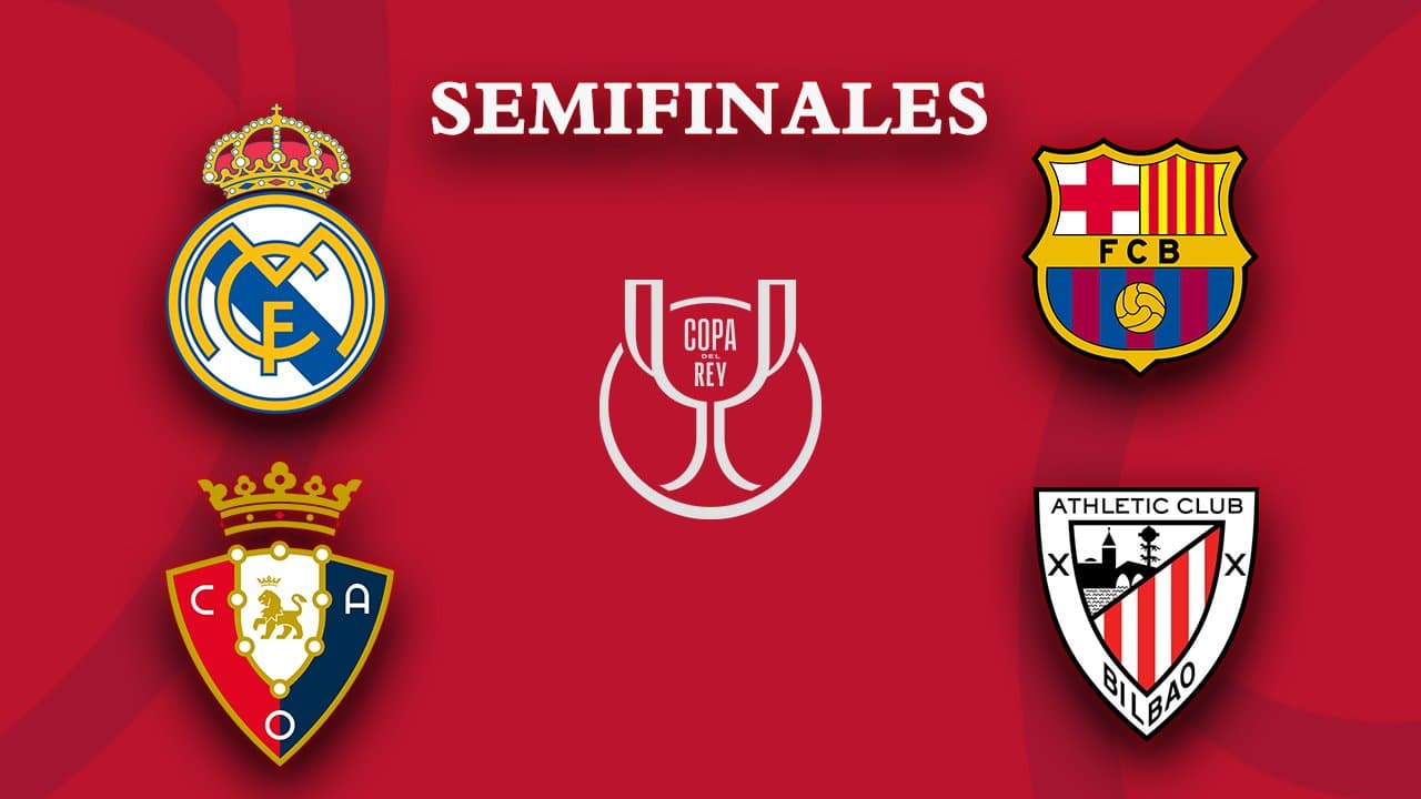 كلاسيكو ناري بين برشلونة وريال مدريد في نصف نهائي كأس ملك إسبانيا