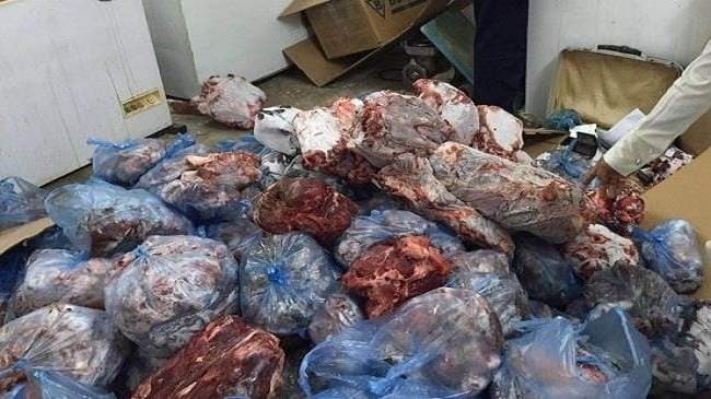 حجز كميات كبيرة من اللحوم والمواد الغذائية الفاسدة بمراكش