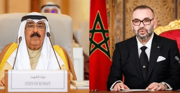  تهنئة من جلالة الملك إلى صاحب السمـو الشيـخ مشعل الأحمد الجابر الصباح .   