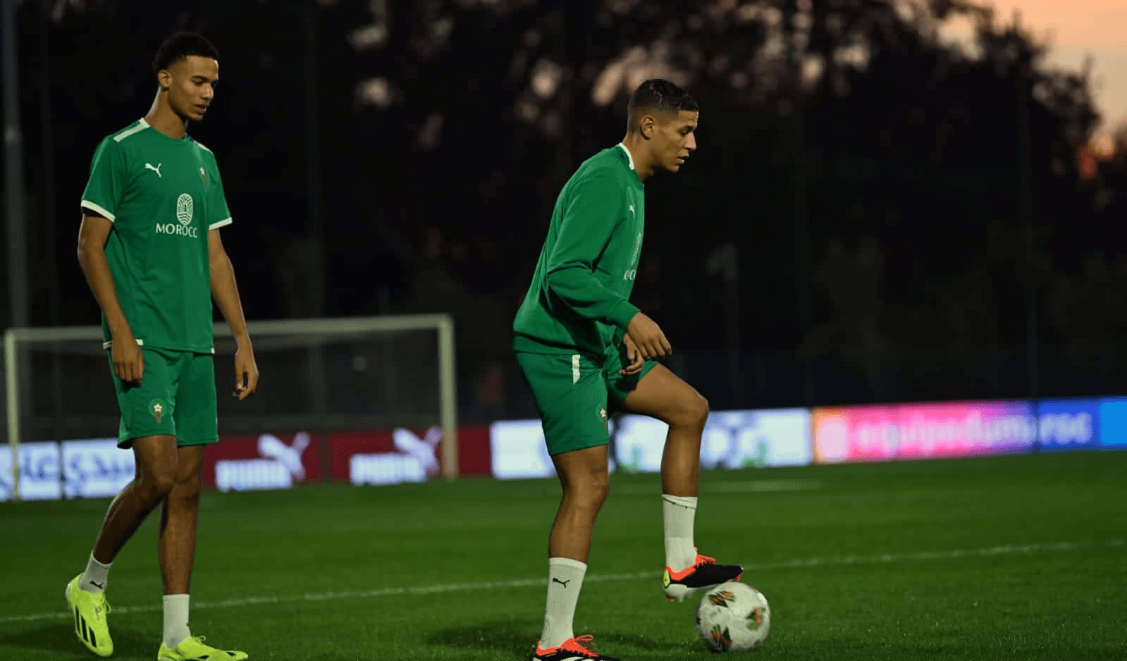  المنتخب المغربي يبدأ استعداداته لنهائيات كأس أفريقيا.  