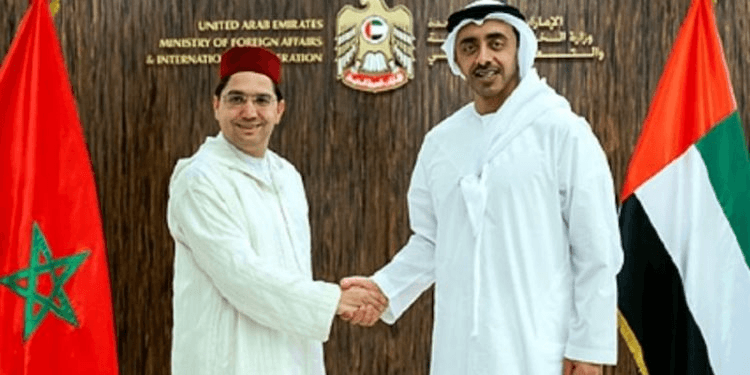 وزير الخارجية الإماراتي يهنئ  المملكة المغربية برئاسة مجلس جنيف.   