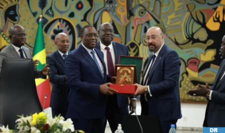 المناظرة المغربية السنغالية .. الرئيس ماكي سال يستقبل الوفد المغربي.