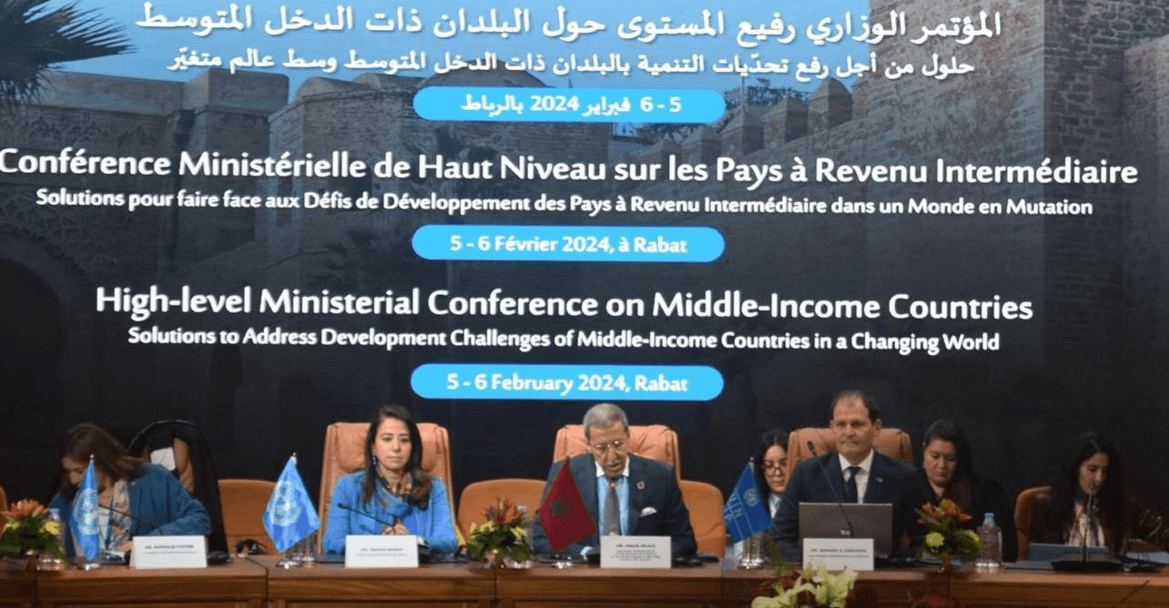 الرباط تحتضن مؤتمر وزاري حول البلدان متوسطة الدخل.