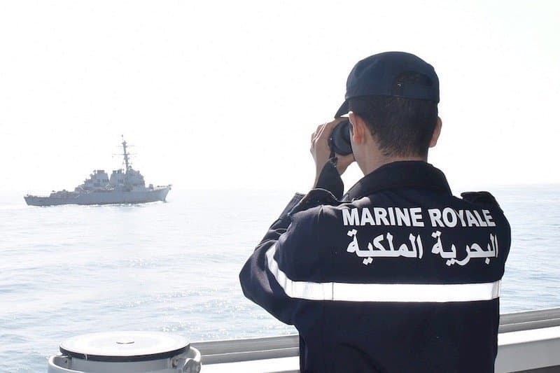 القوات المسلحة الملكية تنقد 55 مهاجر غير شرعي بالعيون