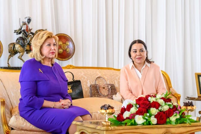 زيارة السيدة الأولى لكوت ديفوار دومينيك واتارا إلى المغرب