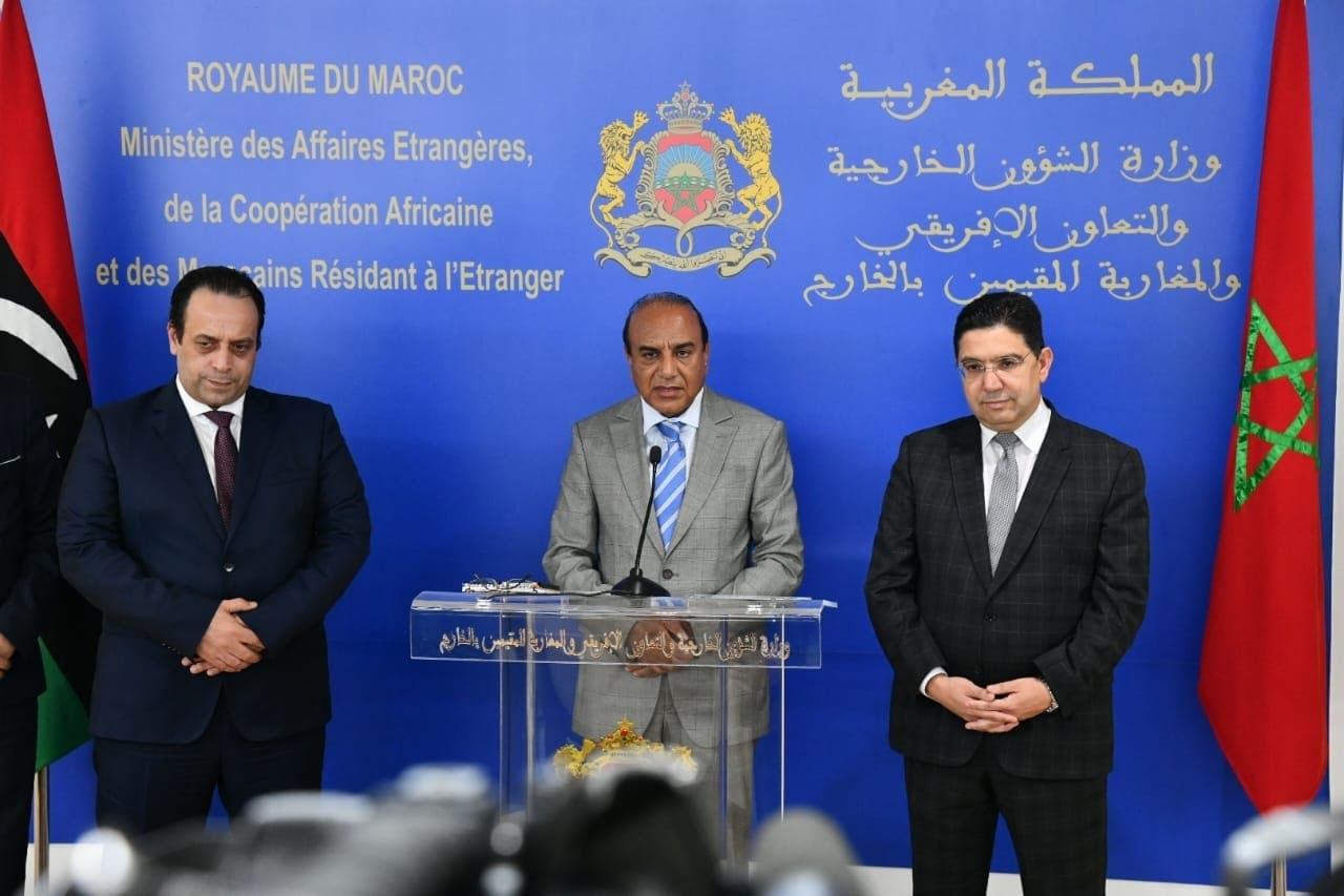 مبعوث رئيس المجلس الرئاسي الليبي يعرب عن شكر بلاده لجلالة الملك على دعمه الثابت للقضية الليبية