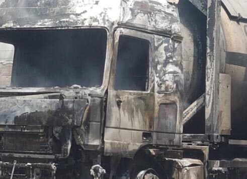 اندلاع حريق مهول بشاحنة لنقل الغاز بالطريق السيار مراكش بن جرير