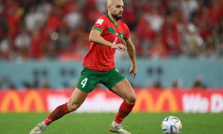 غياب سفيان أمرابط يلقي بظلاله على مواجهة المغرب وزامبيا