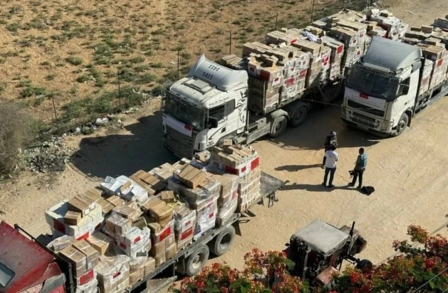 غزة : انطلاق عملية توزيع المساعدات الطبية التي أمر جلالة الملك بتوجيهها للفلسطينيين