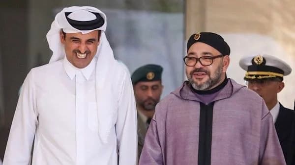 جلالة الملك يهنئ أمير دولة قطر بمناسبة ذكرى توليه مقاليد الحكم