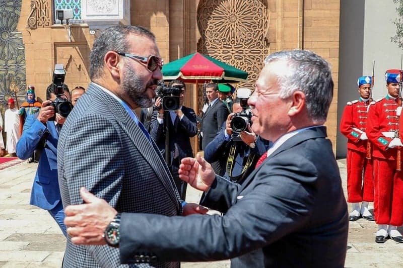 الملك يبعث برقية تهنئة إلى عاهل الأردن