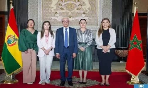 الطالبي العلمي يجري مباحثات مع رئيسة لجنة العلاقات الاقتصادية الدولية بمجلس النواب البوليفي