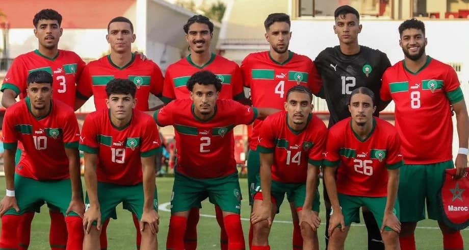 تعادل المنتخب الأولمبي المغربي مع نظيره البلجيكي في مباراة ودية بنتيجة (2-2)