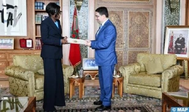 بوريطة يستقبل وزيرة خارجية إفريقيا الوسطى حاملة رسالة خطية إلى جلالة الملك من رئيس الجمهورية