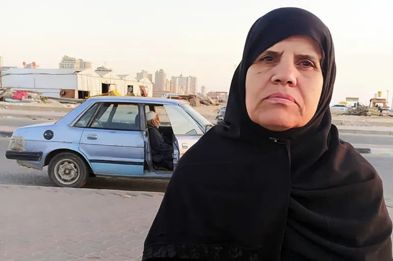 فلسطينية سحقتها دبابة إسرائيلية أمام ابنها