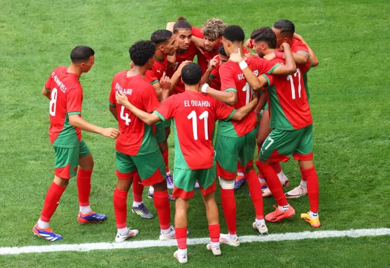 المنتخب المغربي ينهي الشوط الأول متقدماً على العراق 3-0 ويعزز فرصه في التأهل إلى ربع النهائي