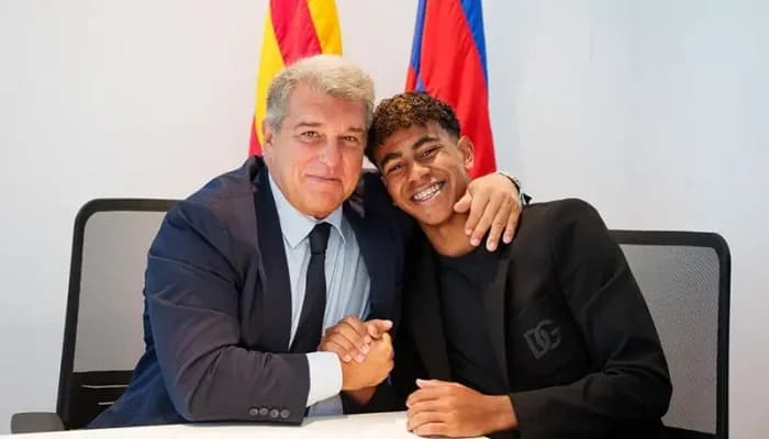 مينديز وكيل أعمال لامين يامال يطالب بزيادة راتب يامال بعد تألقه في كأس أوروبا