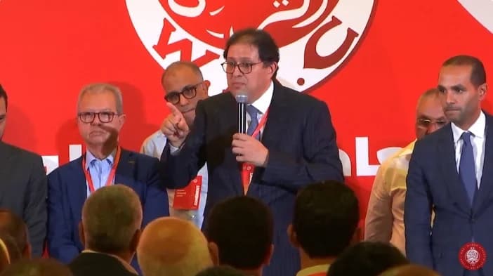 انتخاب هشام أيت منا رئيساً للمكتب المديري للوداد الرياضي
