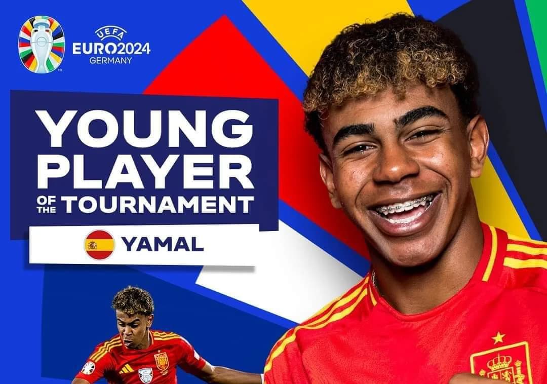يويفا يختار الإسباني لامين يامال أفضل لاعب شاب في يورو 2024
