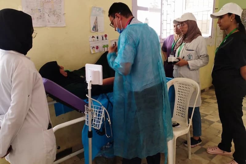 حملة طبية تعالج معوزين نواحي بلفاع‬