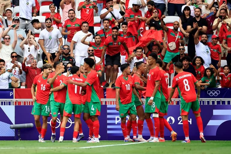 نهاية المباراة بتأهل المغرب لربع نهائي أولمبياد باريس