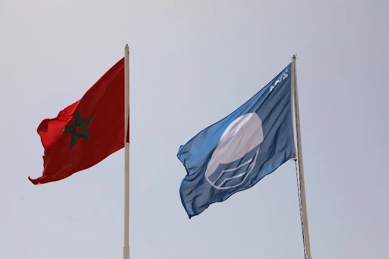 اللواء الأزرق يُرفع بشاطئ سيدي عابد