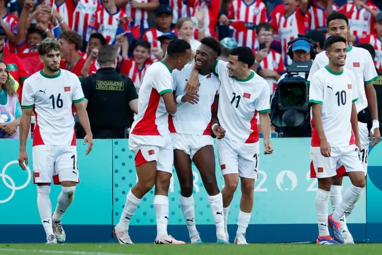 المنتخب المغربي الأولمبي يتوج بالميدالية البرونزية في أولمبياد باريس 2024 بعد فوز ساحق على مصر