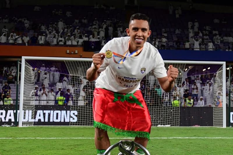 العين الإماراتي يحتفي بمباريك ورحيمي