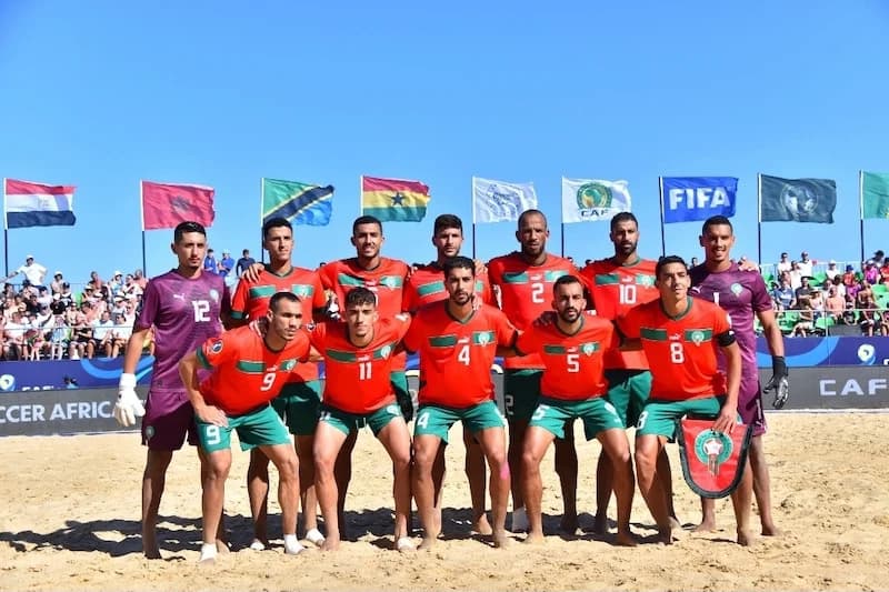 المغرب يفوز على غانا 5-2 في كأس إفريقيا لكرة القدم الشاطئية