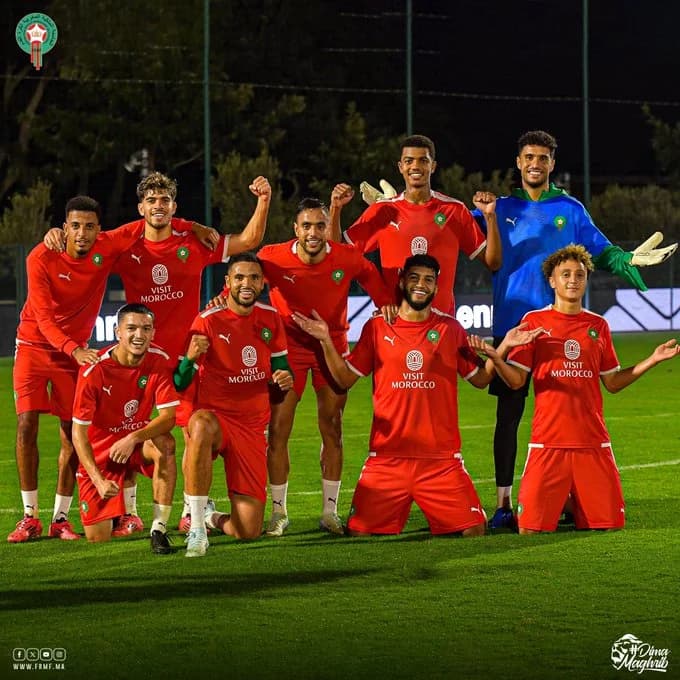 المنتخب الوطني يجري ثاني حصة تدريبية استعدادا لمواجهتي إفريقيا الوسطى
