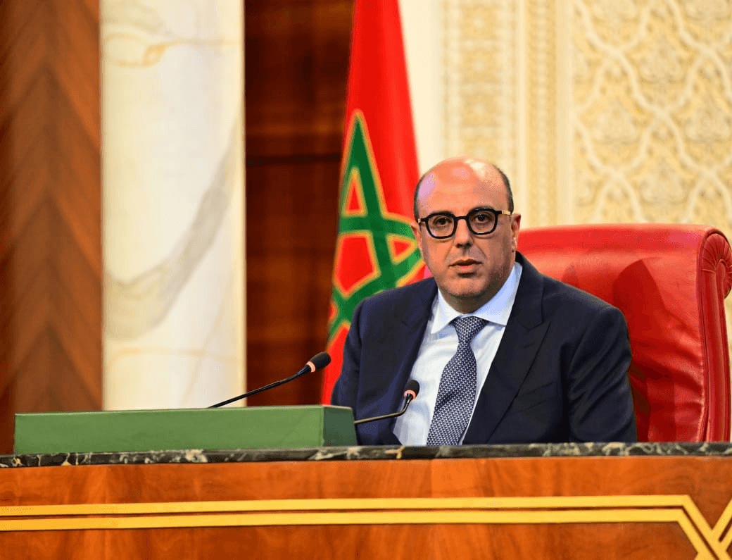 جلالة الملك يهنئ السيد محمد ولد الرشيد بمناسبة انتخابه رئيسا لمجلس المستشارين