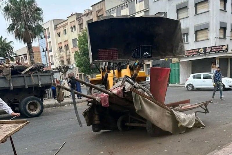 حملة تحرير الملك العام تتواصل بوجدة