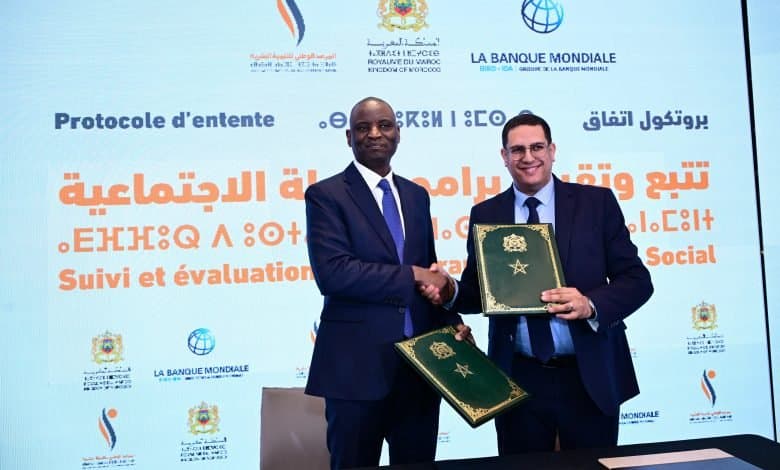 توقيع بروتوكول تعاون بين المرصد الوطني للتنمية والبنك الدولي لتعزيز البرامج الاجتماعية