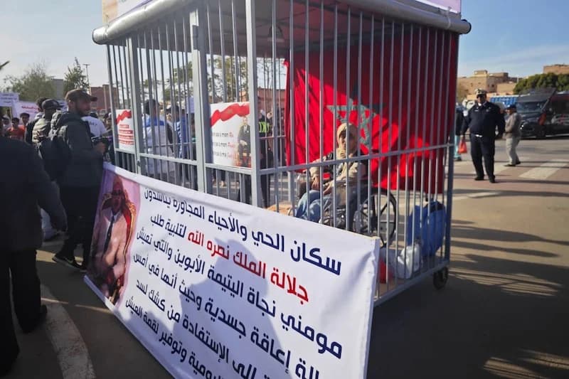 قافلة إنسانية طلابية تصل إلى بني ملال