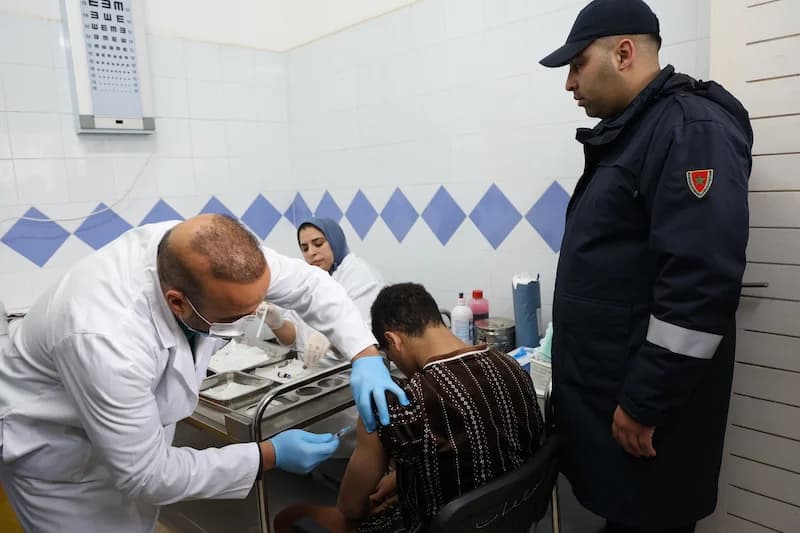 مركز الإصلاح يواجه الحصبة بالتلقيح