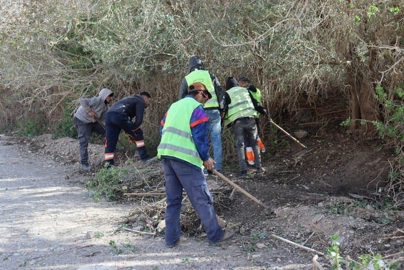 تنظيف مقبرة سيدي عثمان بزايو