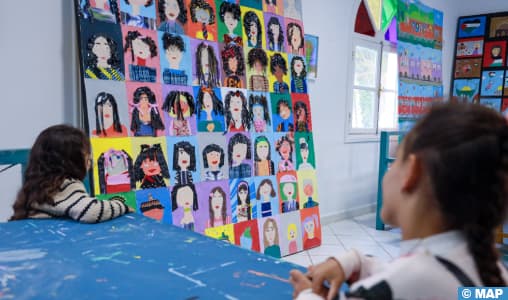 موسم أصيلة: معرض جماعي لأعمال ورشات الفن
