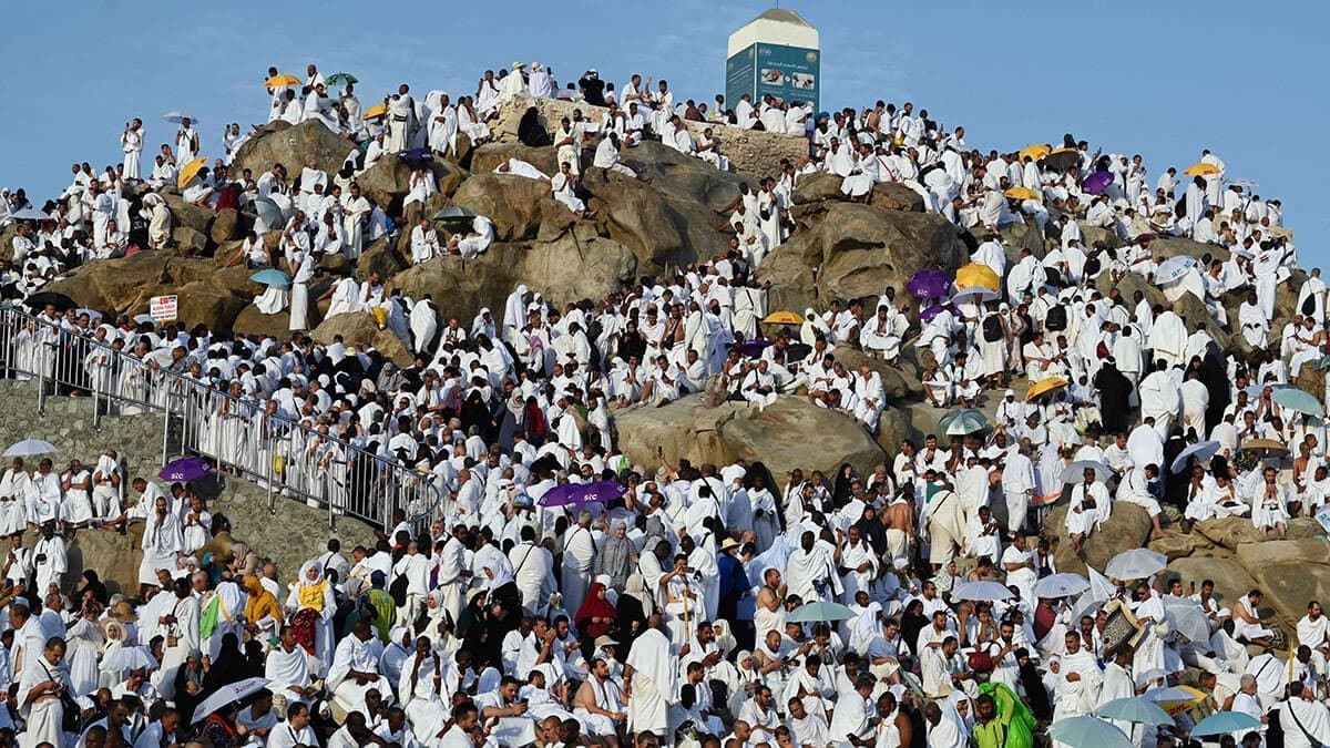 الحج 1446هـ: الحجاج على صعيد عرفات