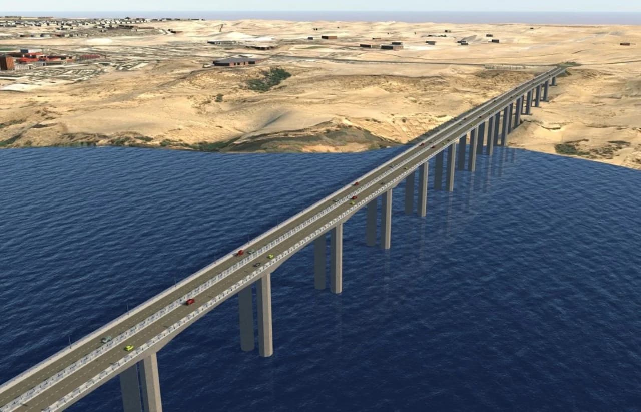 العيون: تقدم سريع في أشغال أكبر جسر طرق في المغرب