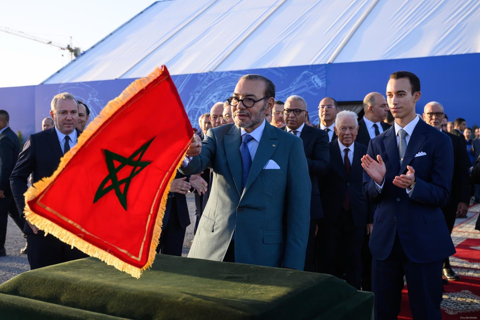 جلالة الملك يطلق أشغال المركب الصناعي الجديد لمحركات الطائرات