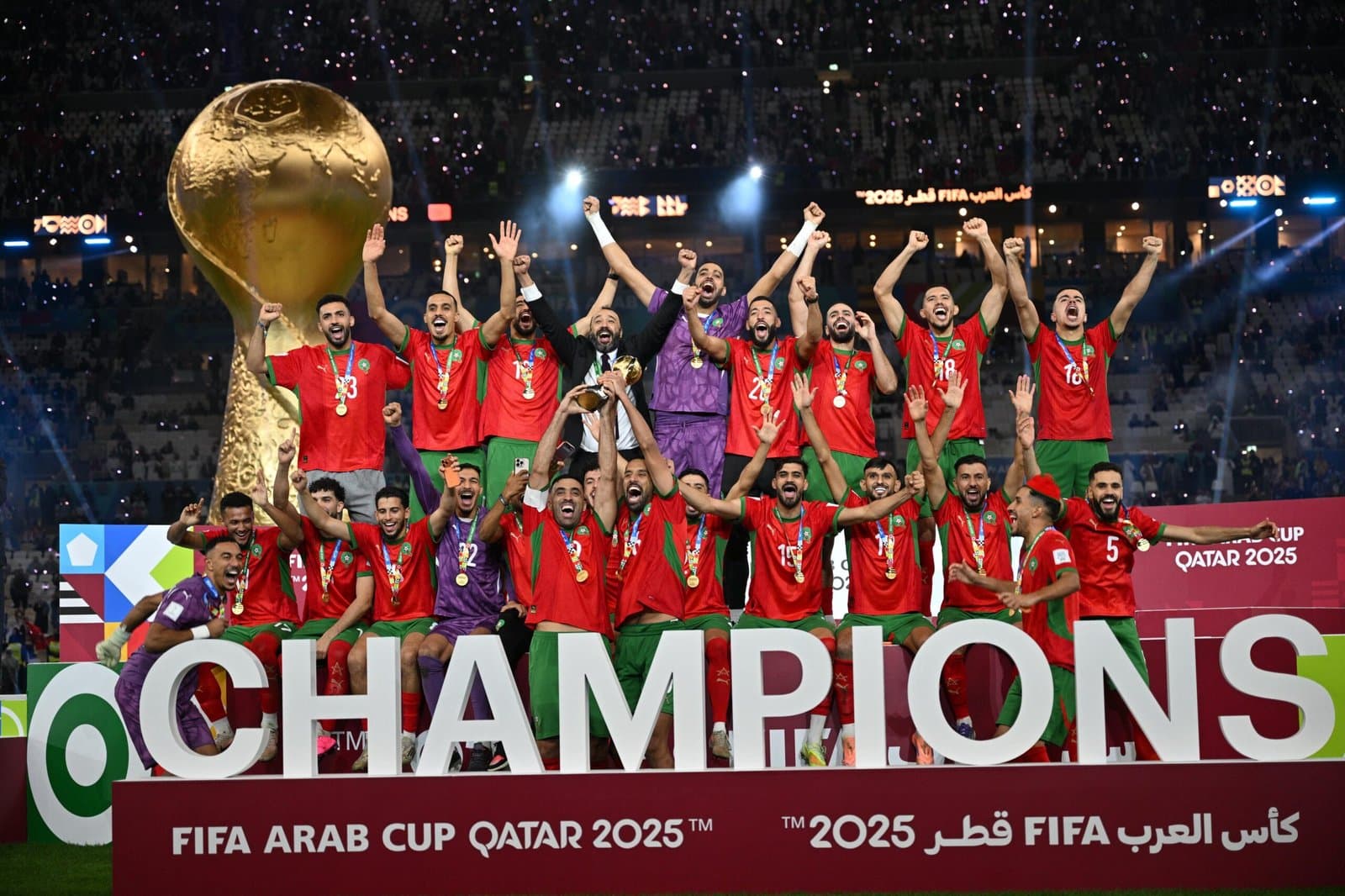 سكتيوي يشيد بتتويج المغرب بكأس العرب 2025