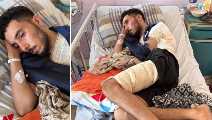 صورة مضللة: توظيف جريح فلسطيني للترويج لمزاعم عن أحداث سبتة