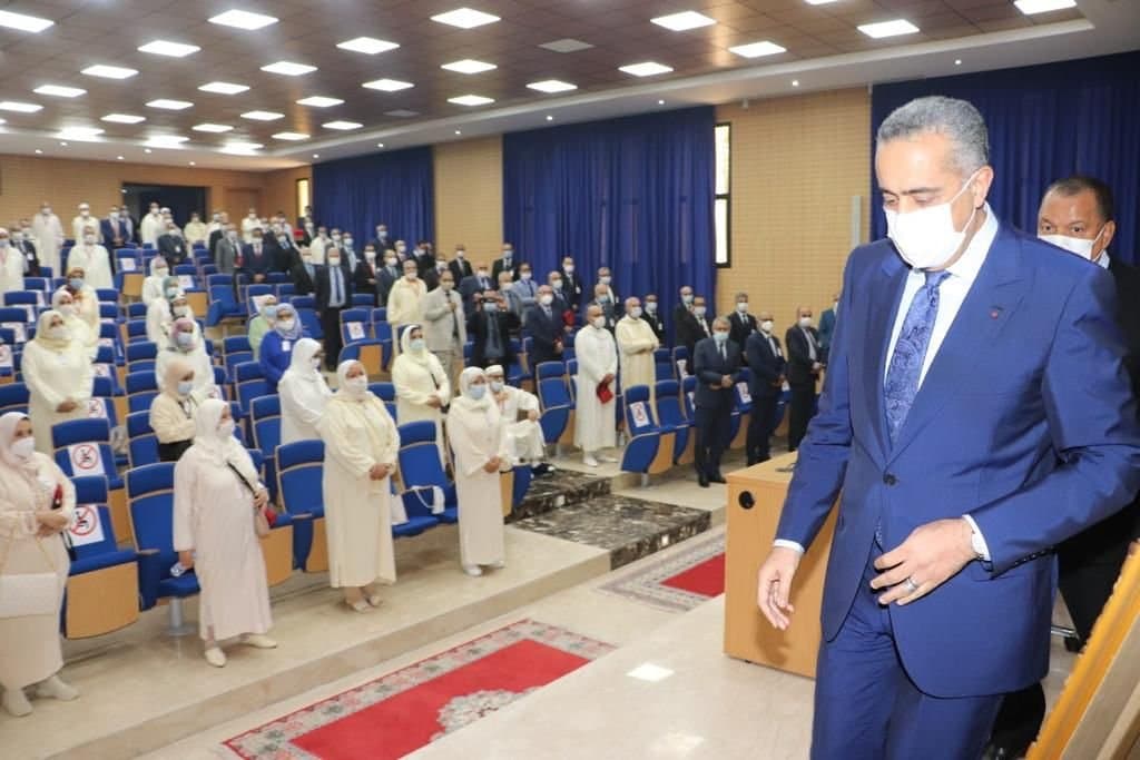 استقبال وتوديع منتسبي أسرة الأمن الوطني القاصدين الديار المقدسة لأداء فريضة الحج من طرف السيد عبد اللطيف حموشي