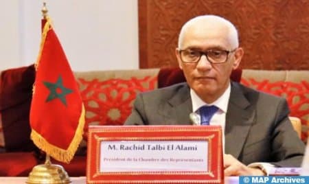 رئيس مجلس النواب يتباحث مع رئيس الديوان الوطني لحقوق الإنسان في دولة الكويت.