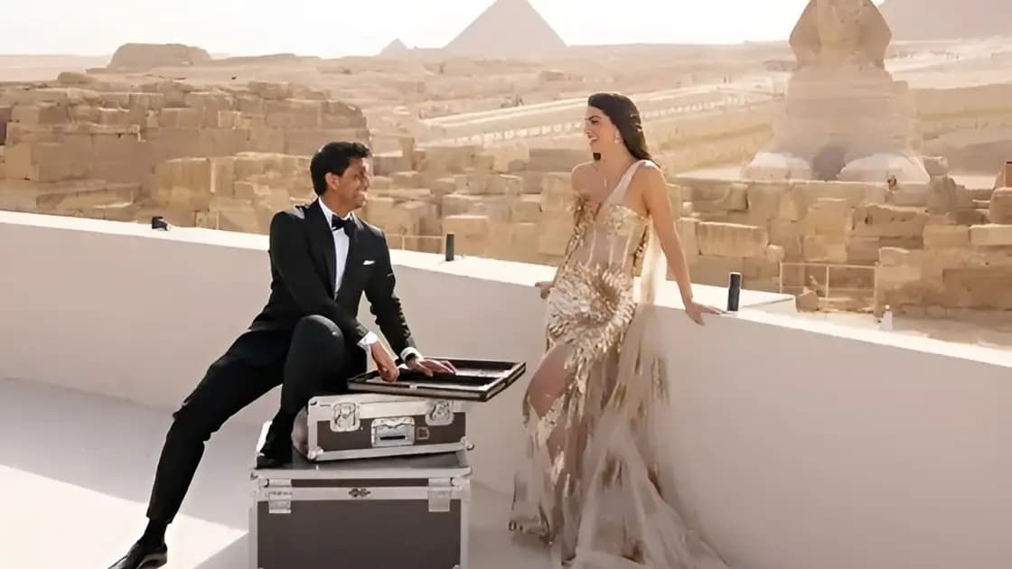 حفل زفاف أسطوري في مصر: ملياردير أمريكي يتزوج عارضة أزياء شهيرة على أرض الأهرامات